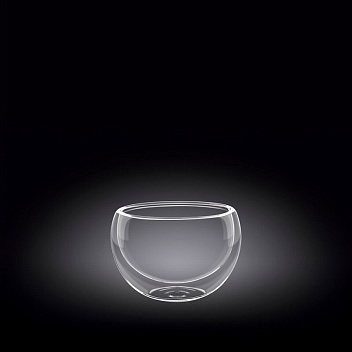 Соусник  80 мл. d=55 мм. h=45 мм. с двойными стенками Термостекло Wilmax /6/216/