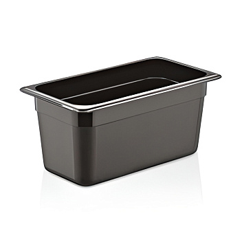 Гастроемкость 1/4 h=150 мм. 3,5 л. п/п черная GP /1/24/