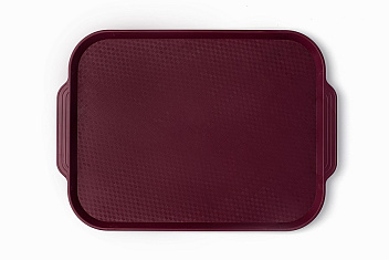 Поднос 45*34,5 см. вишневый поверхность классик (505) MGprof /1/10/