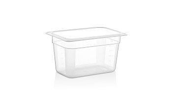 Гастроемкость 1/4 h=150 мм. 265*162 мм. 3,5 л. п/п прозрачная GP /1/24/