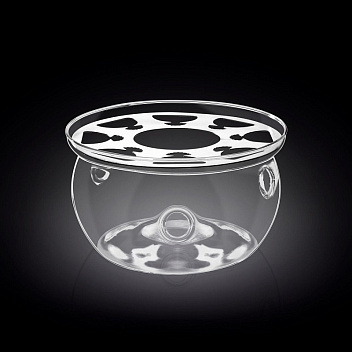 Подставка для подогрева чайника d=15 см. h=8 см. стеклянная Термостекло Wilmax /1/3/40/