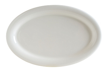 Блюдо овальное 320*205 мм. Белый Альбус Bonna /1/6/420/