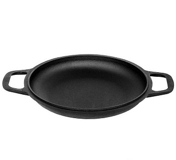 Сковорода d=45 см. h=5,3 см. 6 л. чугун с 2 ручками /1/2/