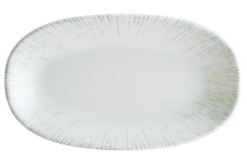 Блюдо овальное 150*85 мм. Ирис Серый, форма Гурмэ Bonna /1/12/3168/ ВДОХНОВЕНИЕ