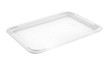 Крышка для контейнера для теста 300*400*25 мм., (-40/+70℃) морозостойкая, белая, п/п GP /1/24/