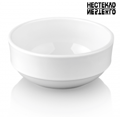 Салатник штабелируемый 300/400 мл, поликарбонат, белый, ТМ "НЕСТЕКЛО"